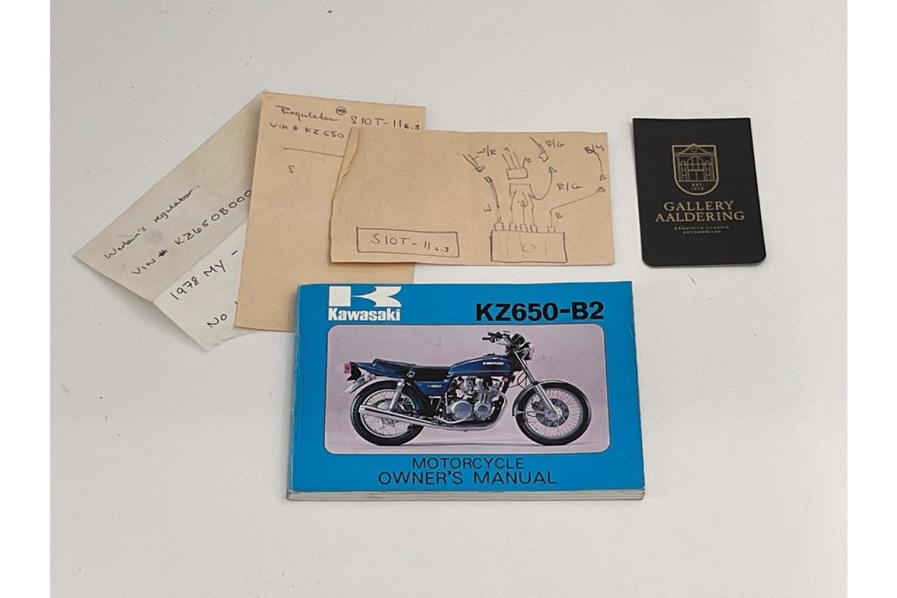 1978 Kawasaki KZ650 &ldquo;190 kilometers from new&rdquo;
