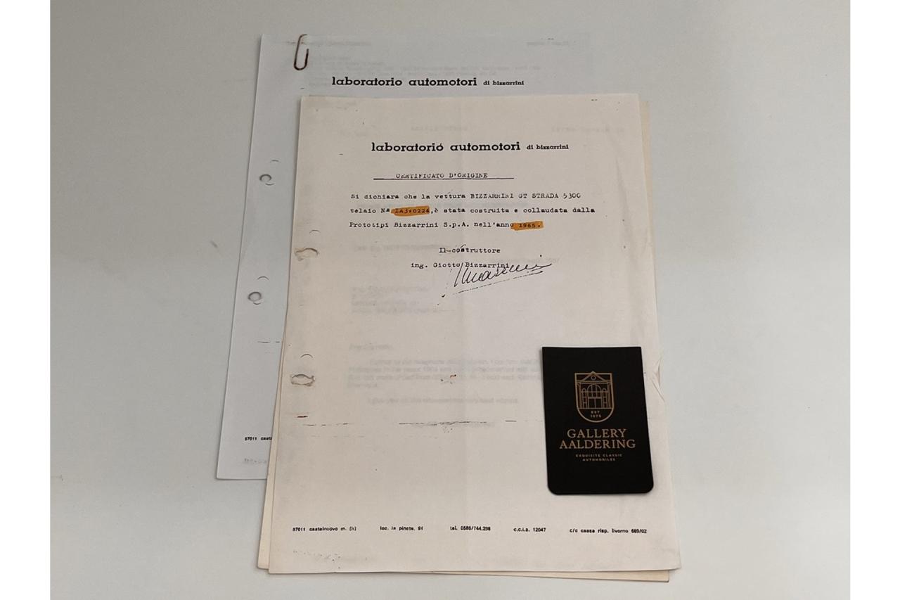 1965 Bizzarrini GT Strada 5300 &ldquo;Alloy&rdquo;