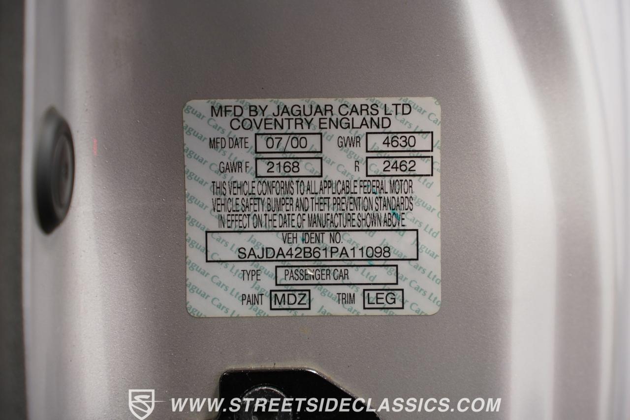 2001 Jaguar XKR Supercharged Convertible