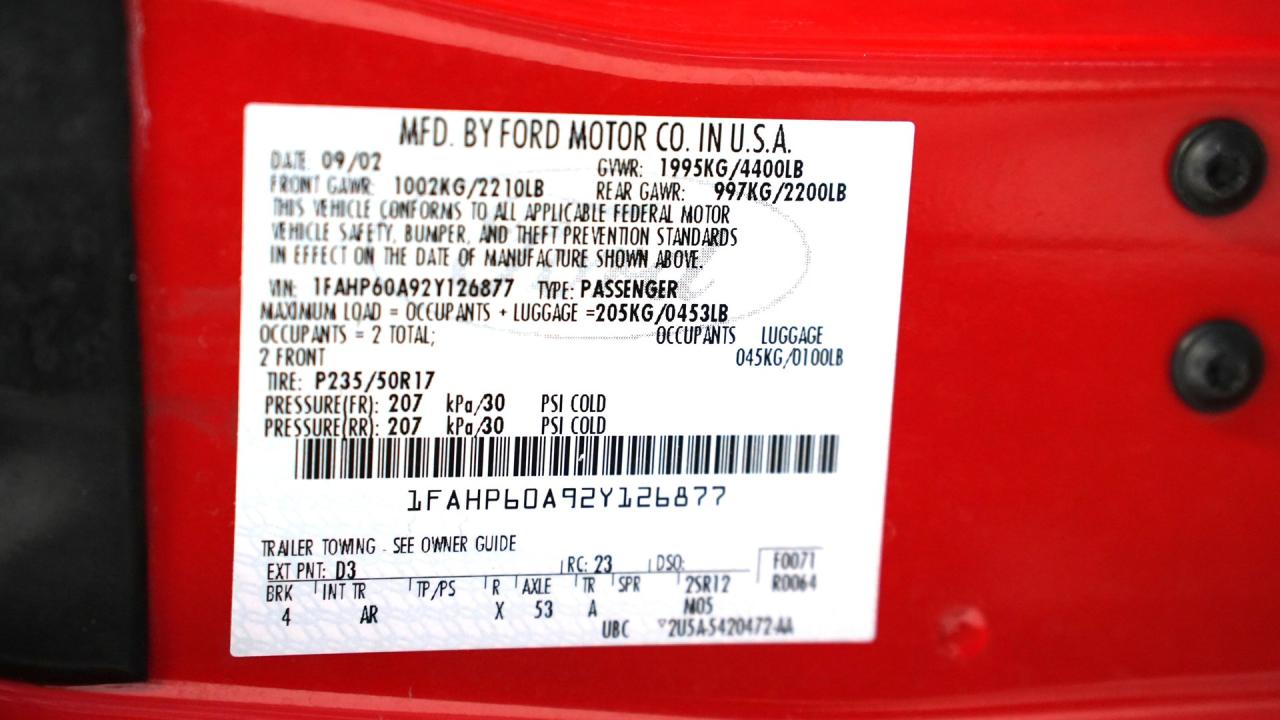 2002 Ford Thunderbird