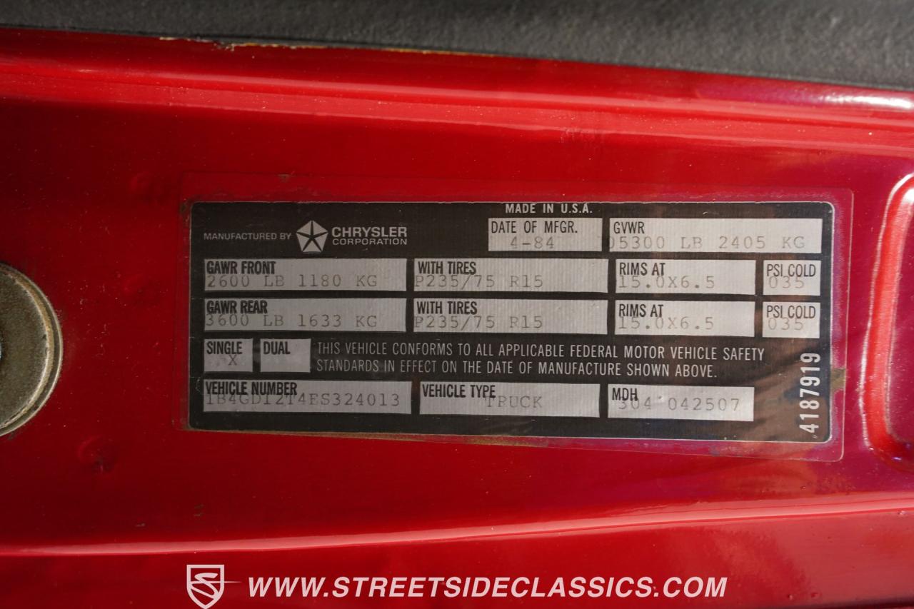 1984 Dodge Ramcharger 150