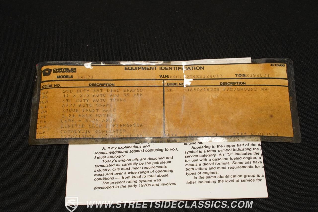 1984 Dodge Ramcharger 150