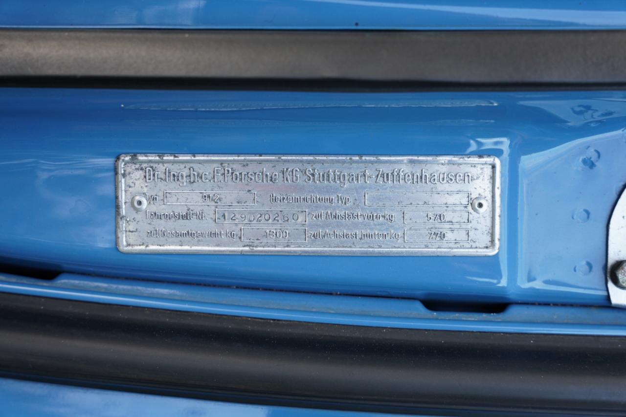 1969 Porsche 912 coup&eacute; &ldquo;Factory 5-speed&rdquo;