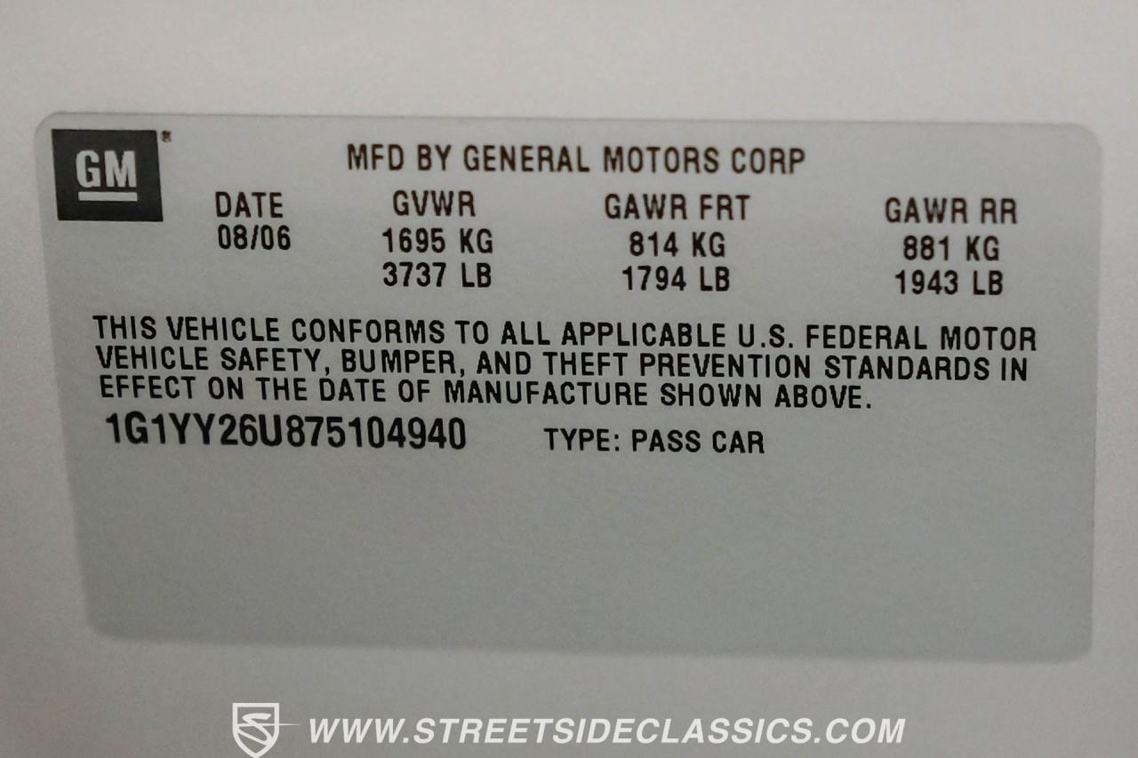 2007 Chevrolet Corvette 3LT Z51 Supercharged