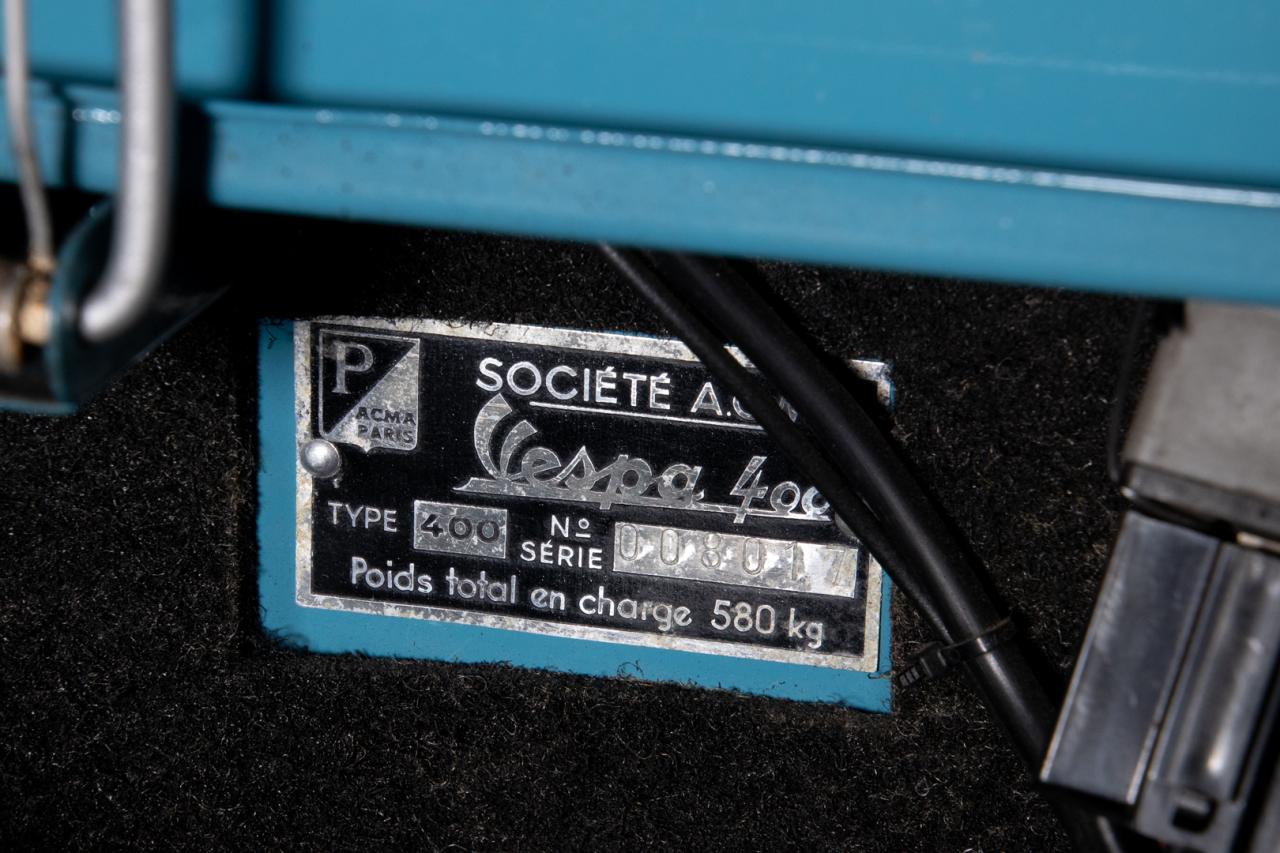 1958 Piaggio ACMA 400