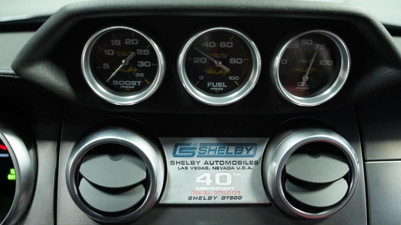 2007 Ford Mustang Shelby GT500 40th Anniversary