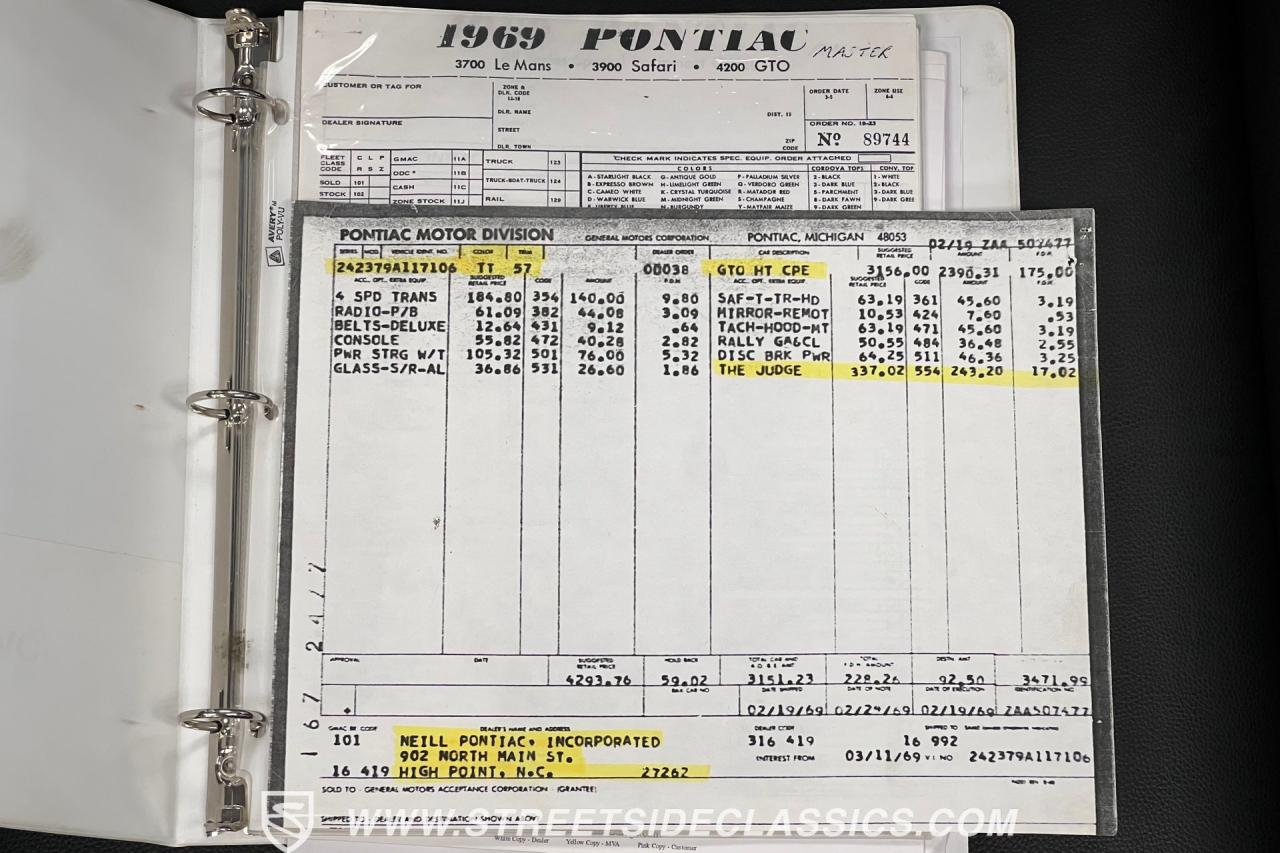 1969 Pontiac GTO Judge