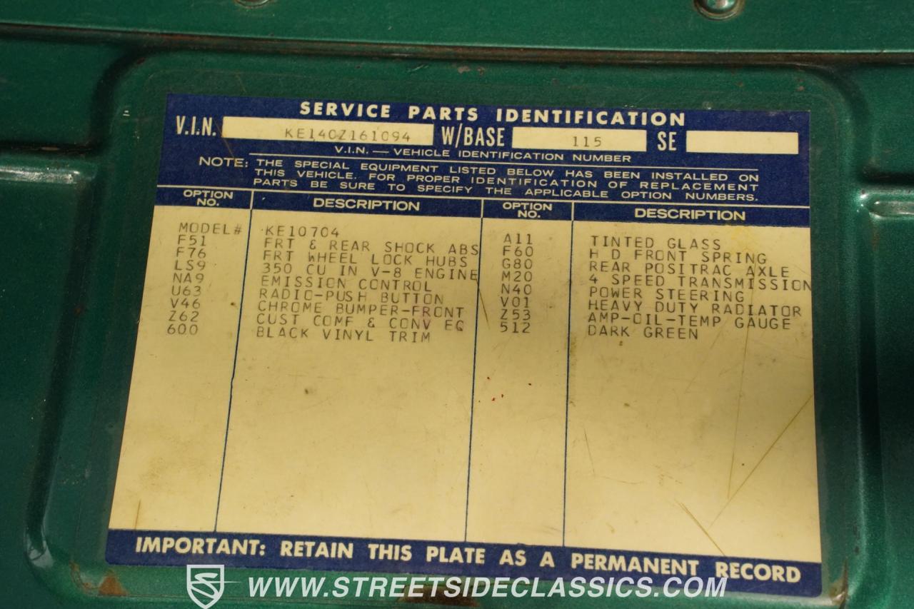 1970 Chevrolet K10 4x4 Custom Deluxe