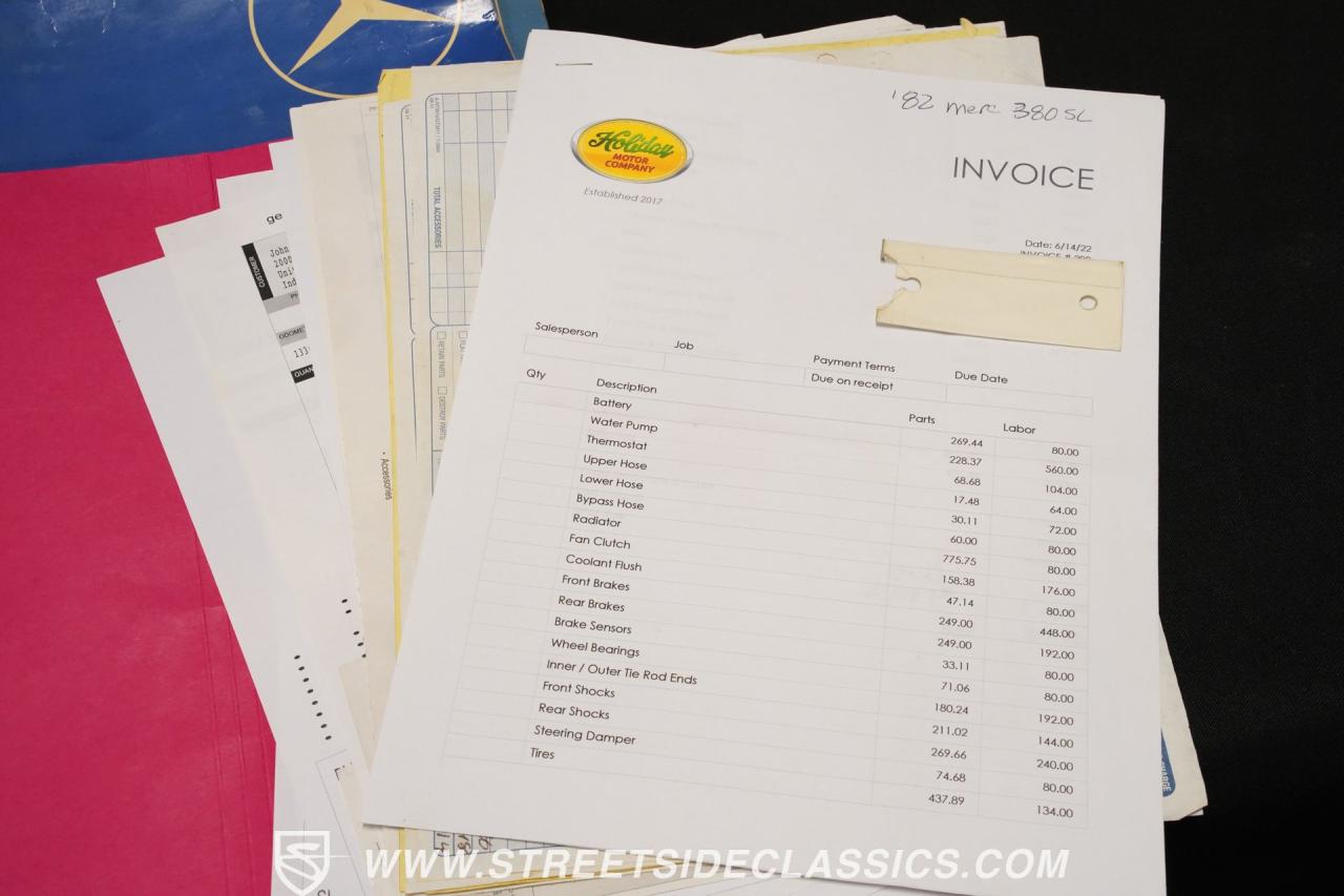 1982 Mercedes - Benz 380SL 107