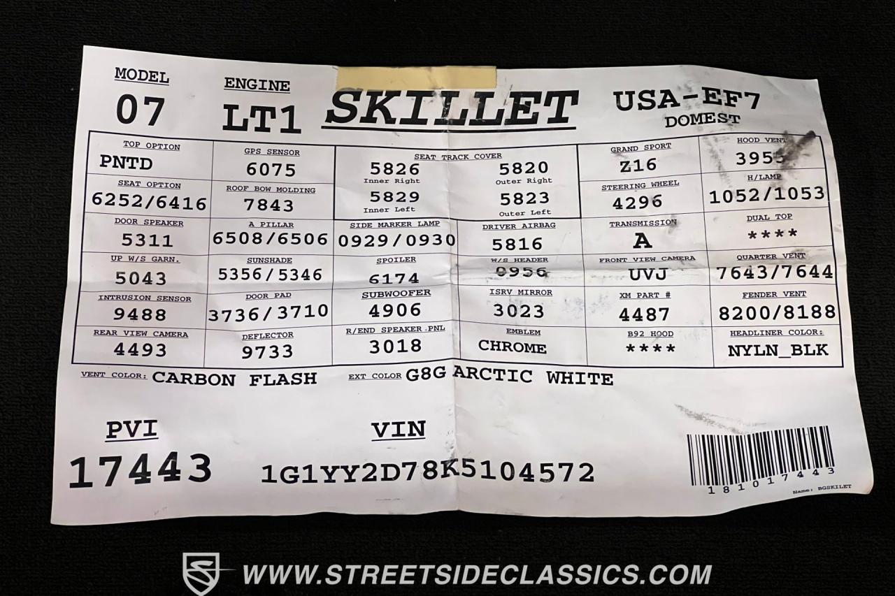 2019 Chevrolet Corvette Grand Sport 2LT