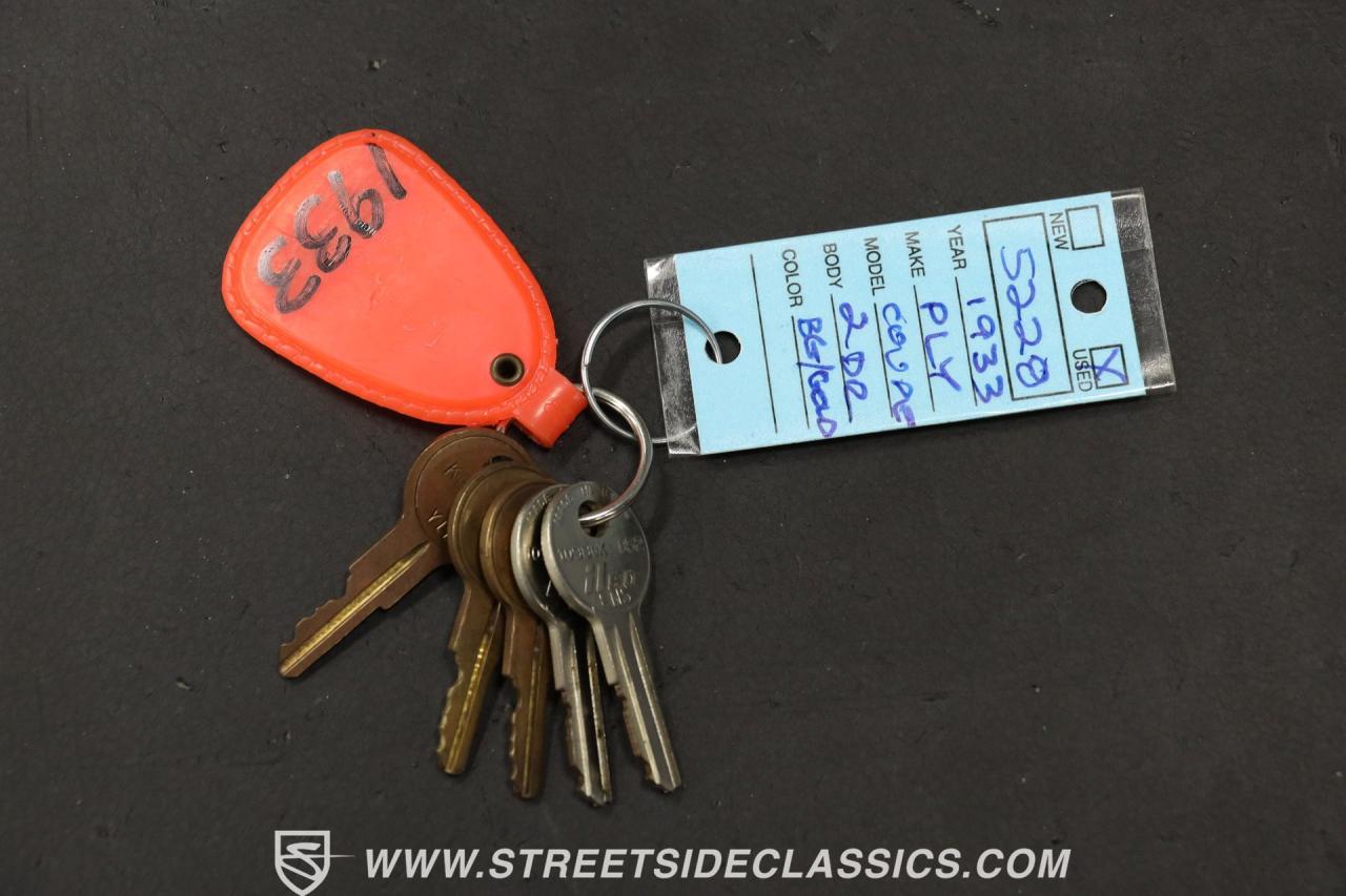 1933 Plymouth PD Rumble Seat Coupe