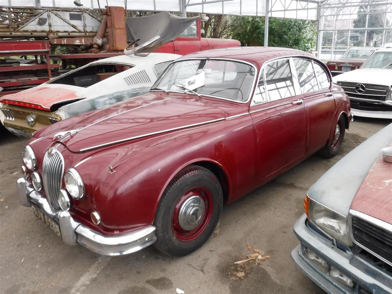 1965 Jaguar MK2 RHD red
