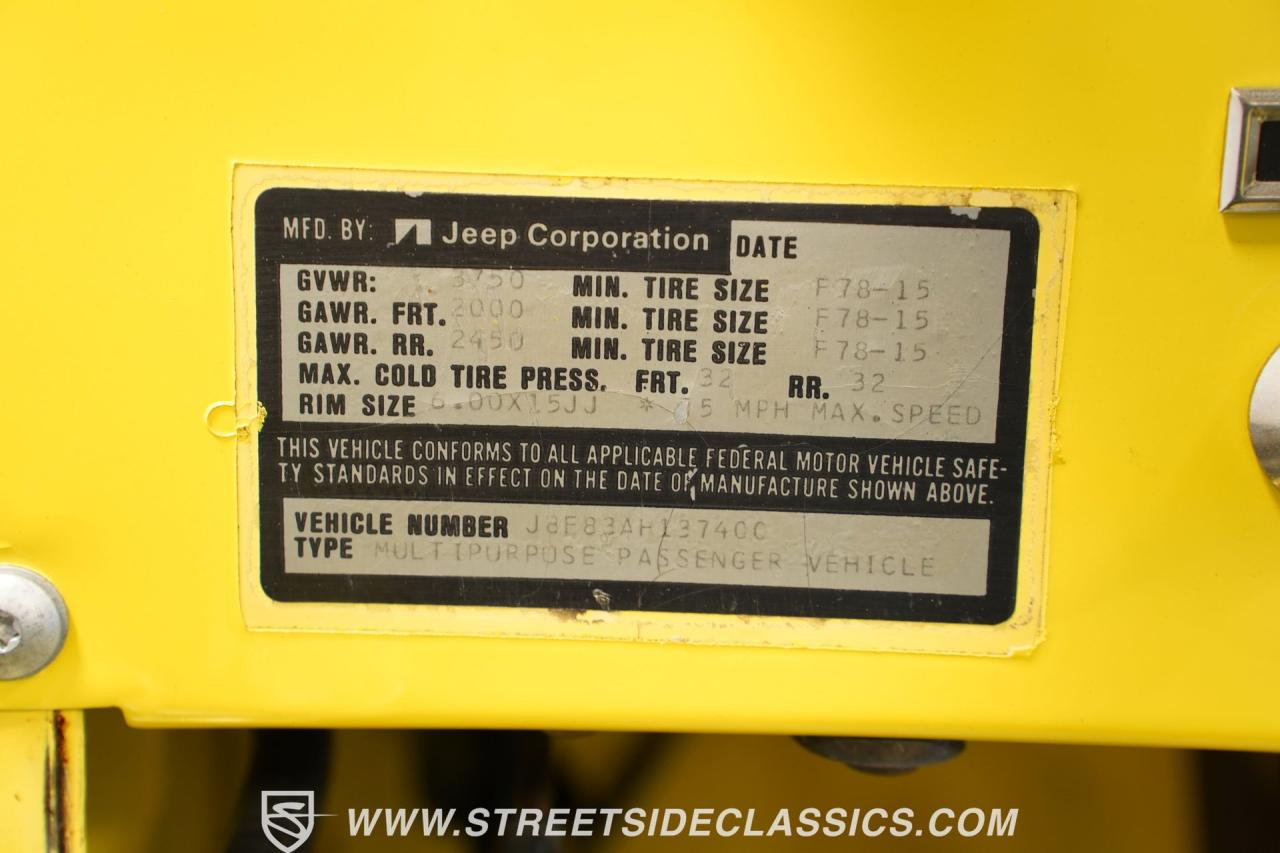 1978 Jeep CJ5 Renegade Levi Edition