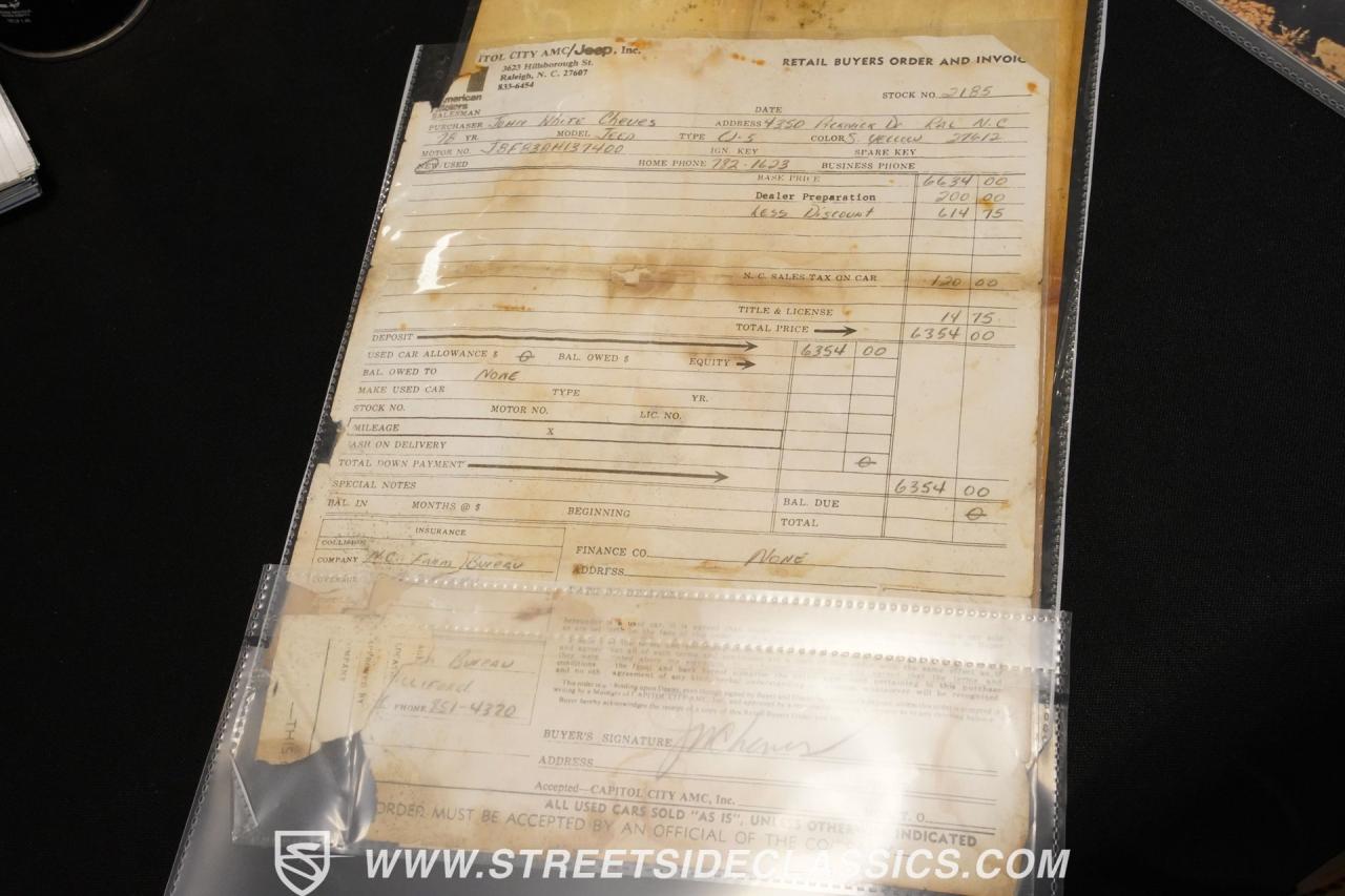 1978 Jeep CJ5 Renegade Levi Edition