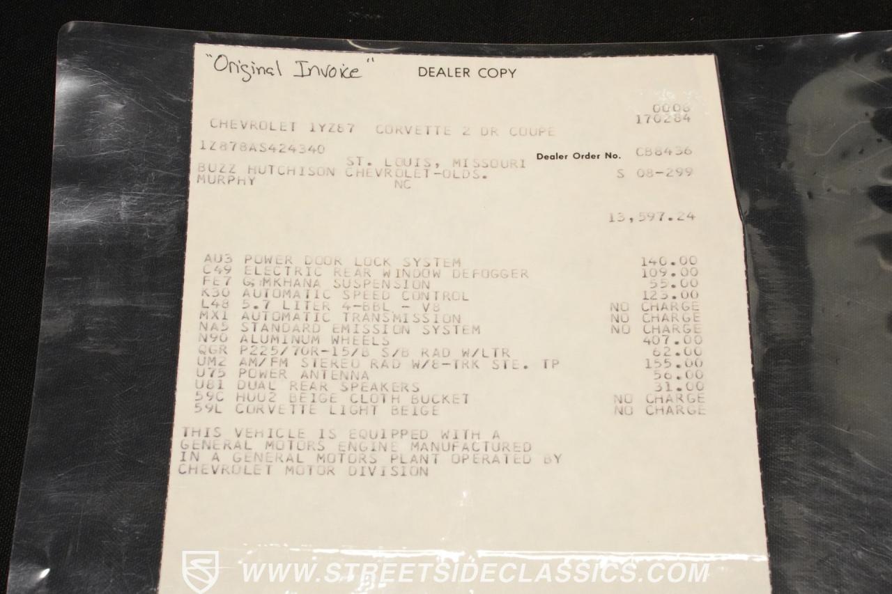 1980 Chevrolet Corvette L48