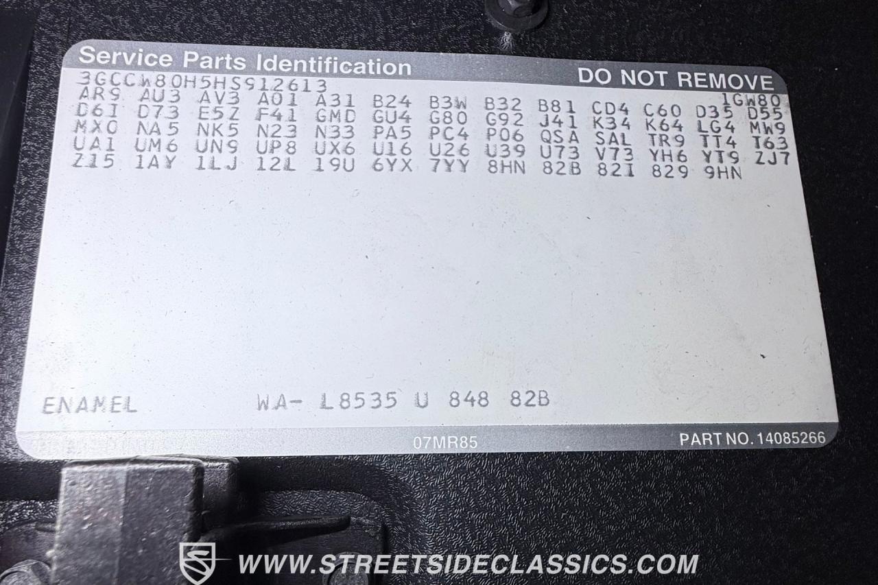 1987 Chevrolet El Camino SS Choo Choo