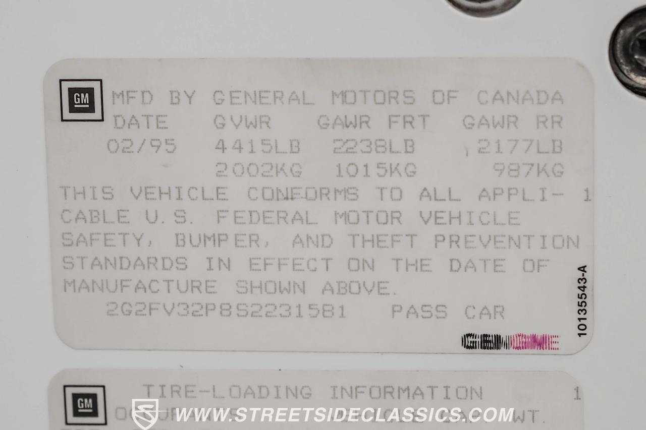 1995 Pontiac Firebird Trans Am Convertible