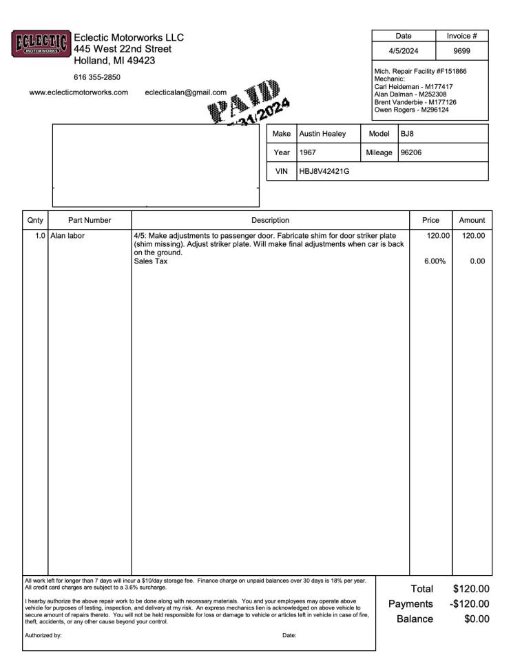 1967 Austin - Healey 3000