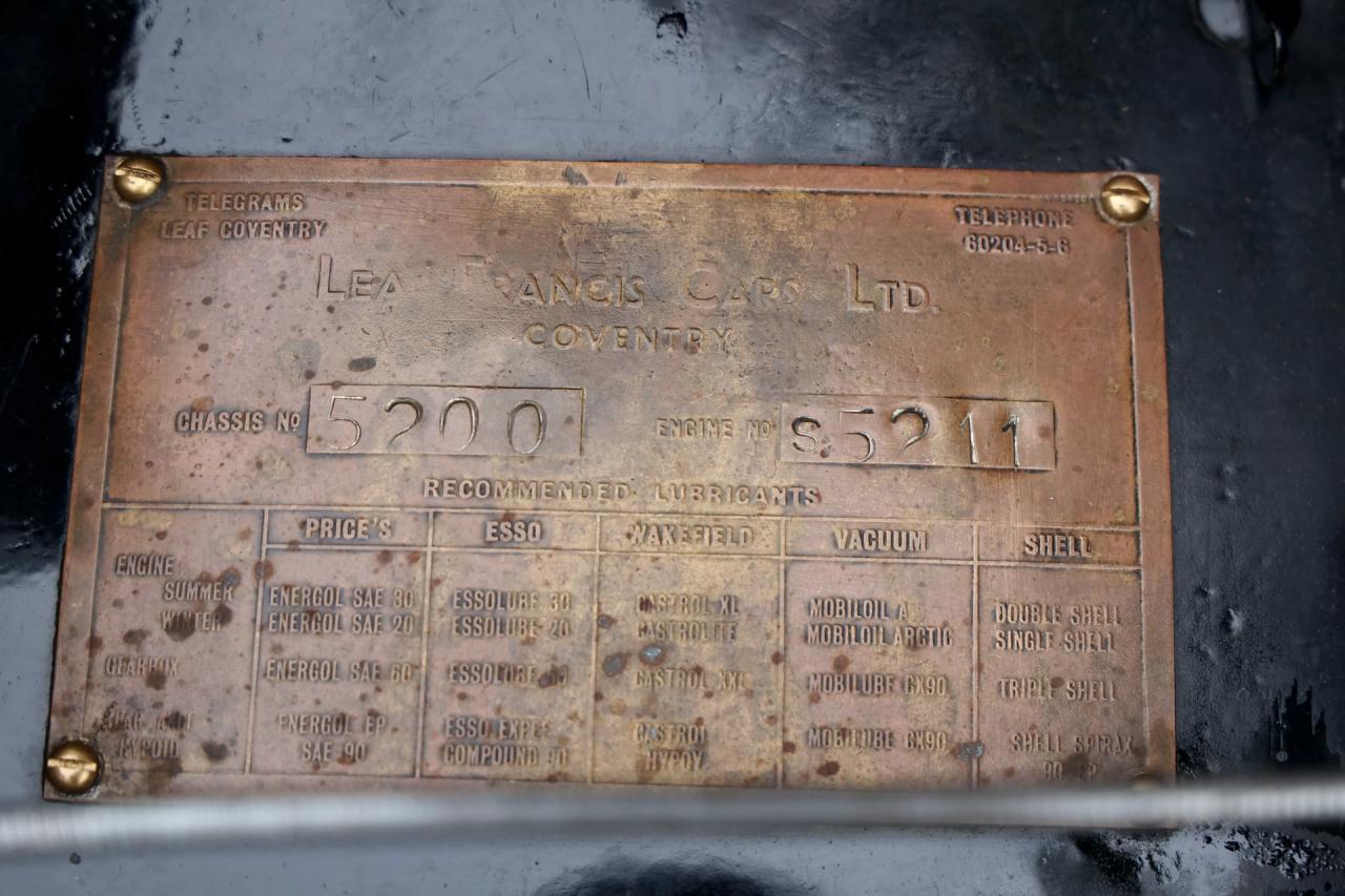 1950 Lea Francis 2.5 Litre Sports &ldquo;Deluxe&rdquo; DHC