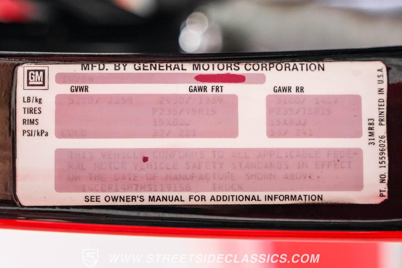 1987 Chevrolet C10 Silverado