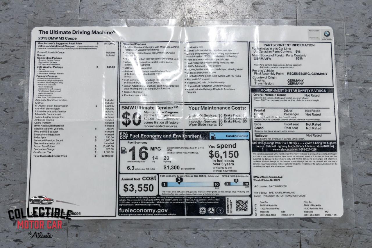 2013 BMW M3
