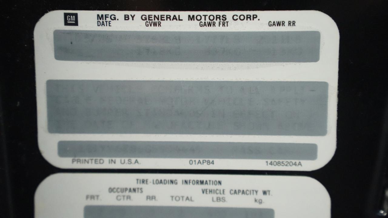 1986 Chevrolet Corvette