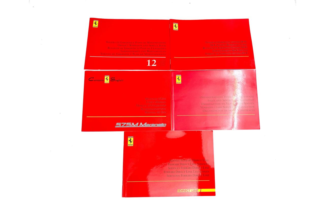 2003 Ferrari 575M Maranello F1 &ldquo;Daytona seats&rdquo;