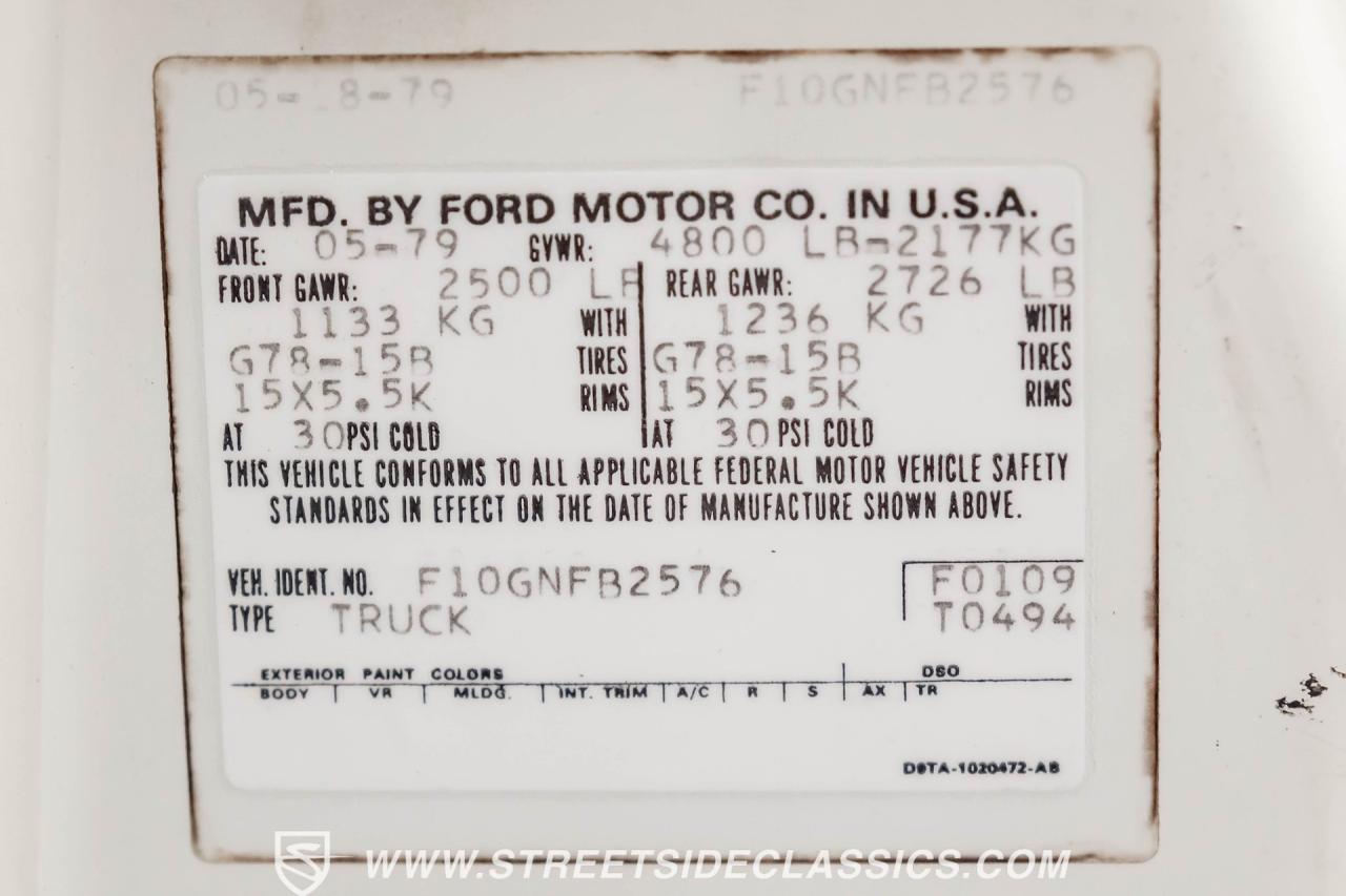 1979 Ford F-100 Ranger Explorer Restomod