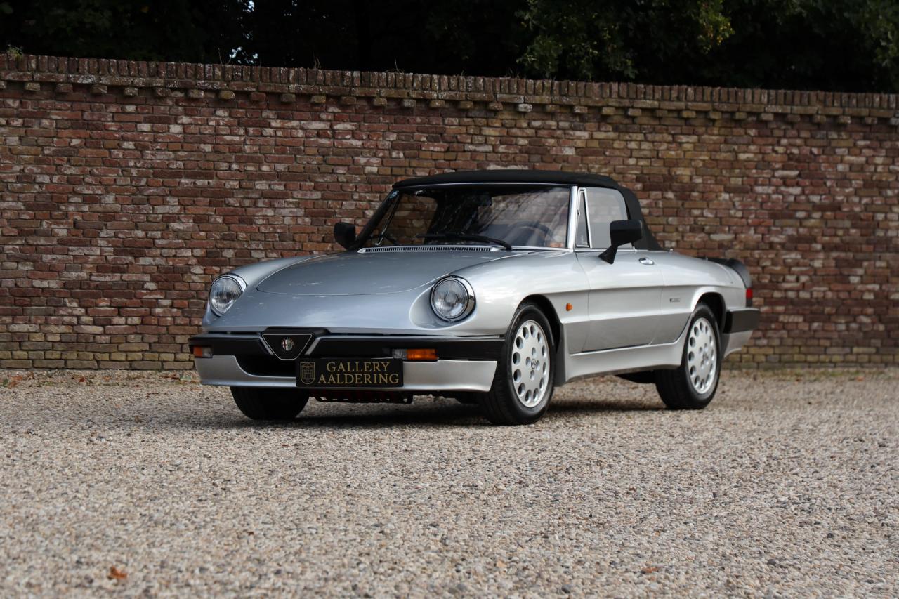 1988 Alfa Romeo Spider 2.0 QV &ldquo;Argento&rdquo;