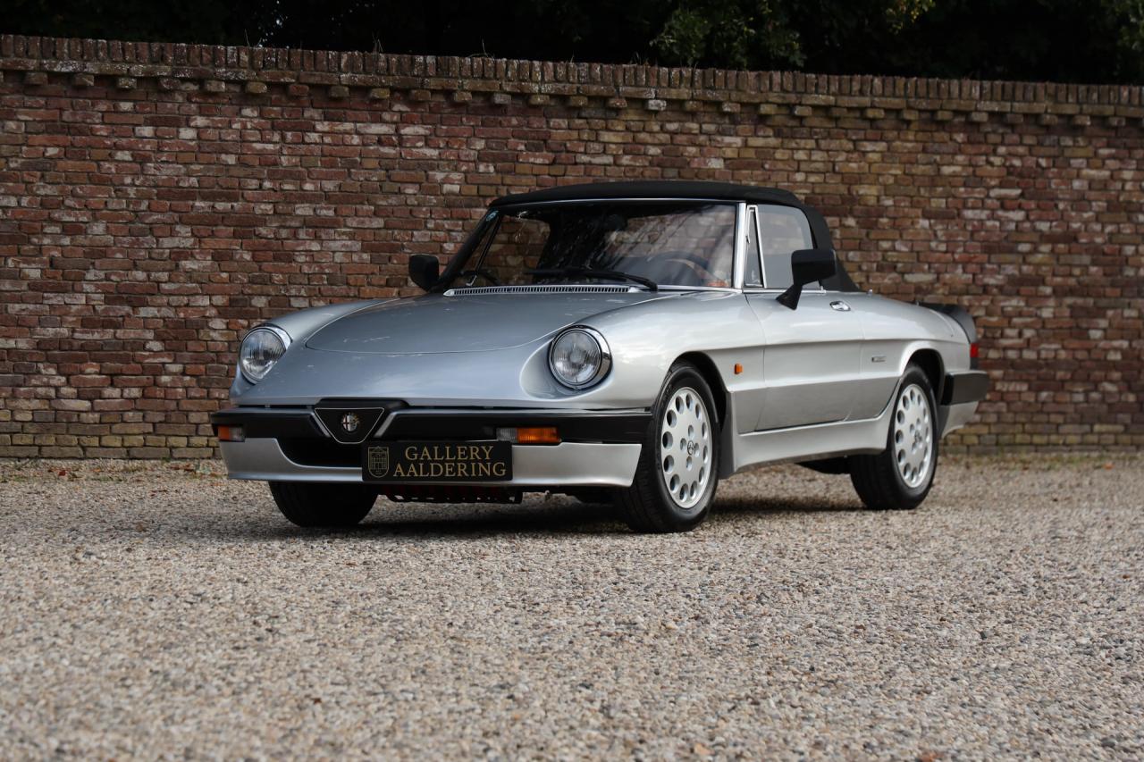 1988 Alfa Romeo Spider 2.0 QV &ldquo;Argento&rdquo;