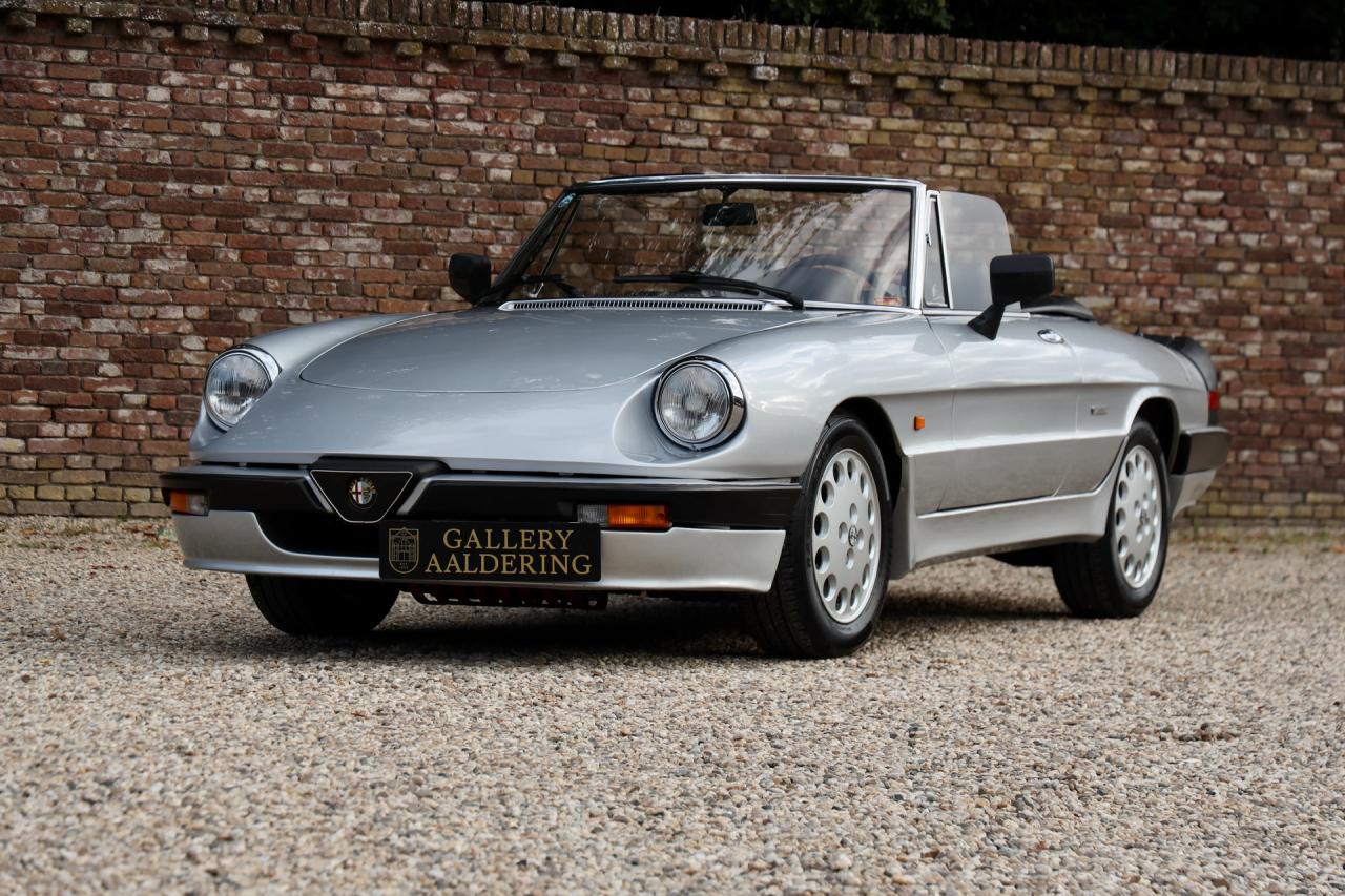 1988 Alfa Romeo Spider 2.0 QV &ldquo;Argento&rdquo;