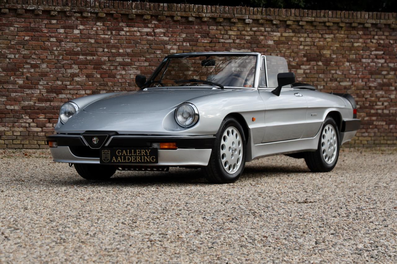 1988 Alfa Romeo Spider 2.0 QV &ldquo;Argento&rdquo;