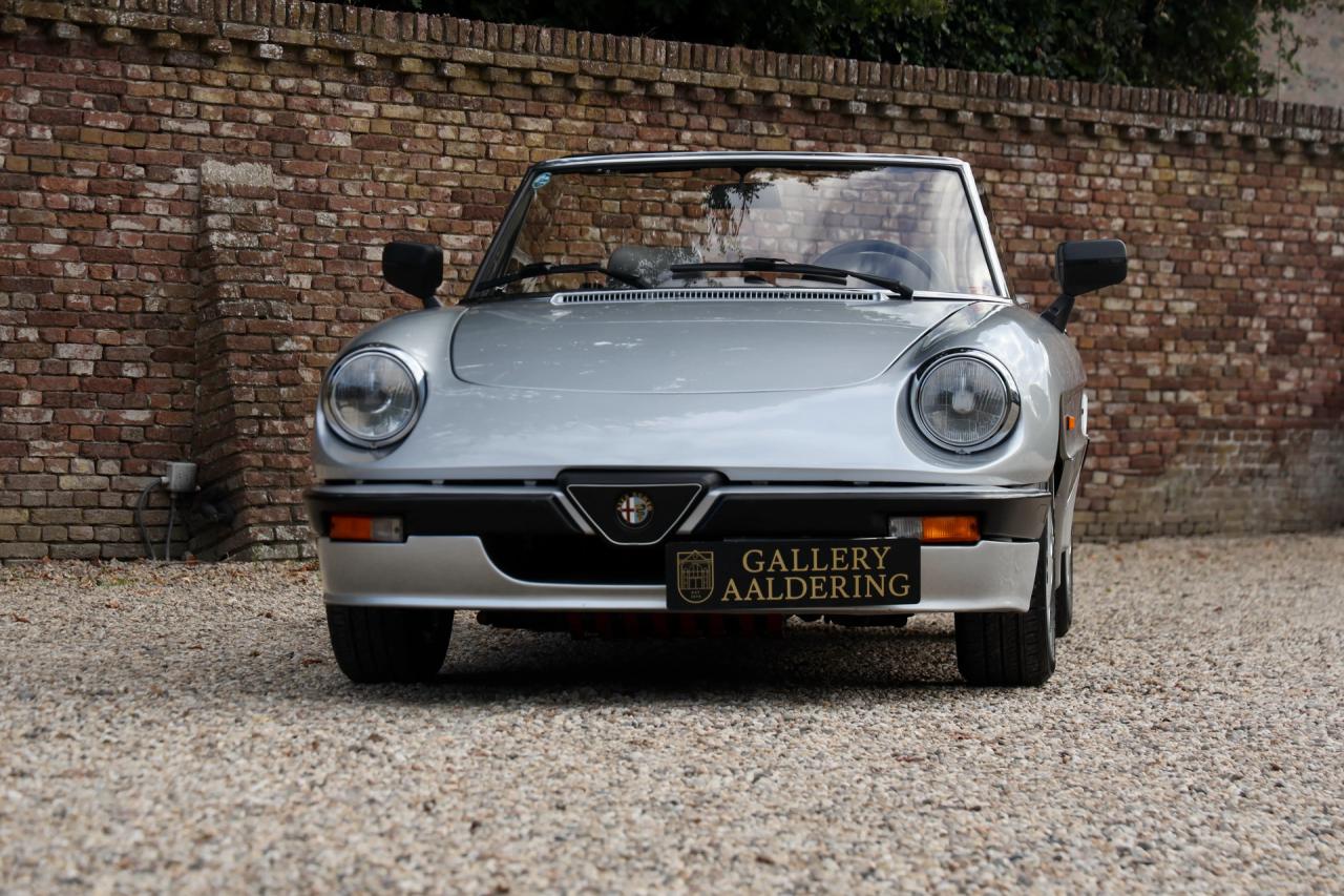 1988 Alfa Romeo Spider 2.0 QV &ldquo;Argento&rdquo;