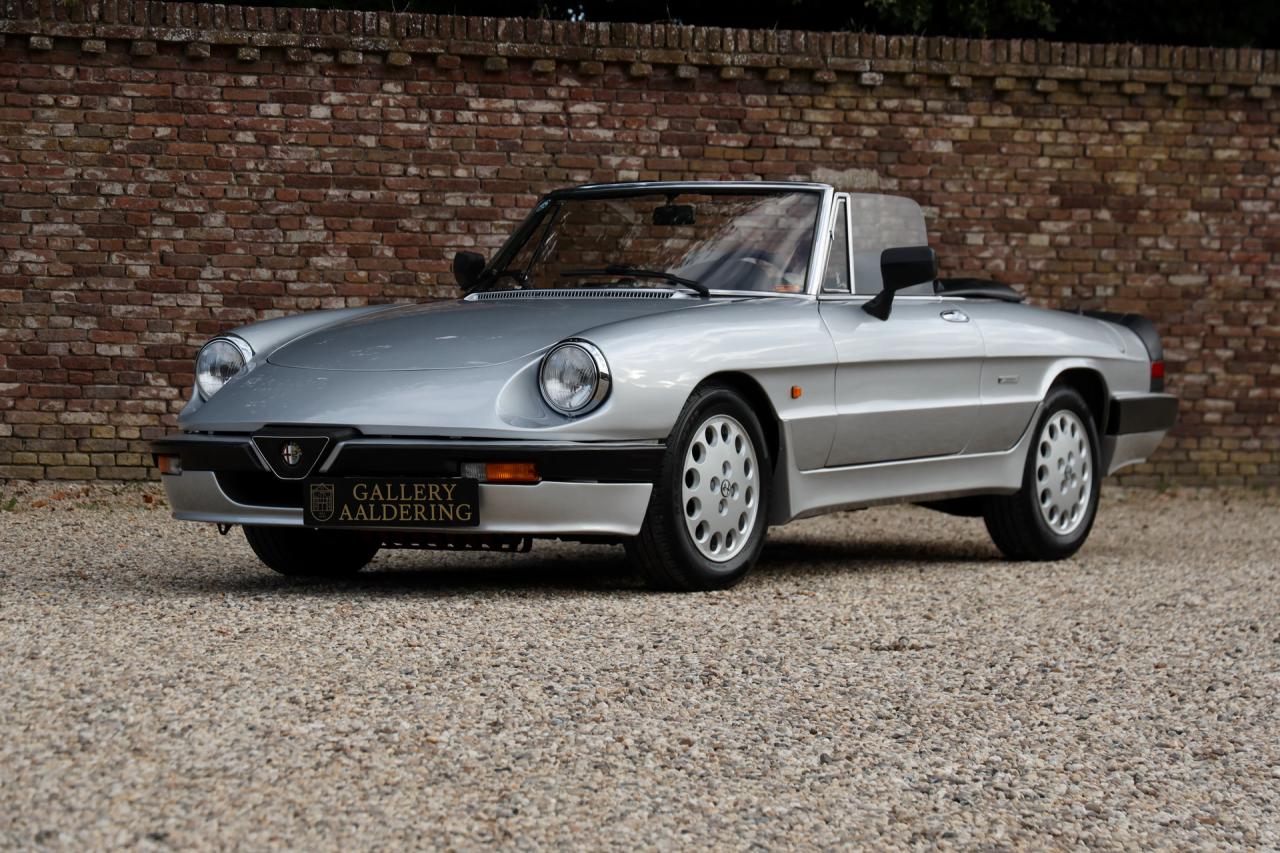 1988 Alfa Romeo Spider 2.0 QV &ldquo;Argento&rdquo;