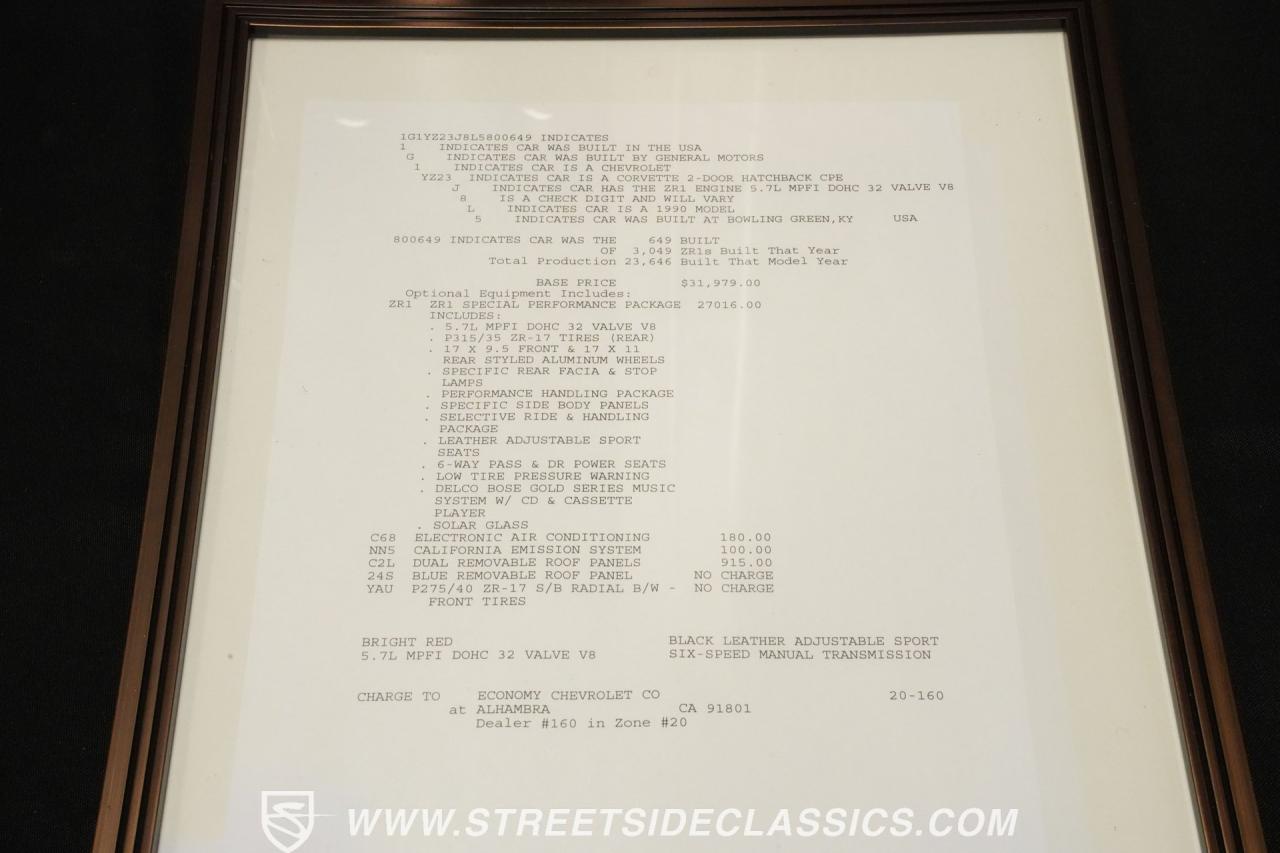 1990 Chevrolet Corvette ZR1