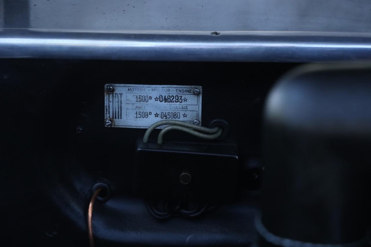 1949 Fiat 1500D Convertible &ldquo;Stabilimenti Farina&rdquo;