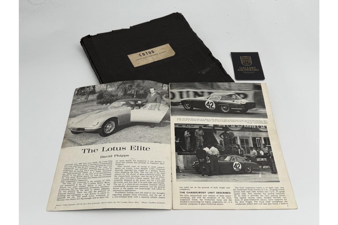 1961 Lotus Elite Super 100 &ldquo;The first built Super 100&rdquo;