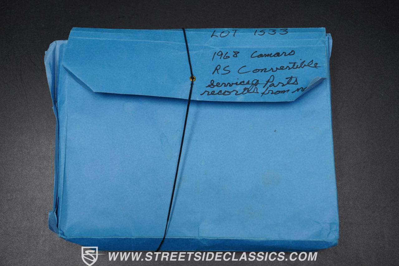 1968 Chevrolet Camaro RS Tribute Convertible