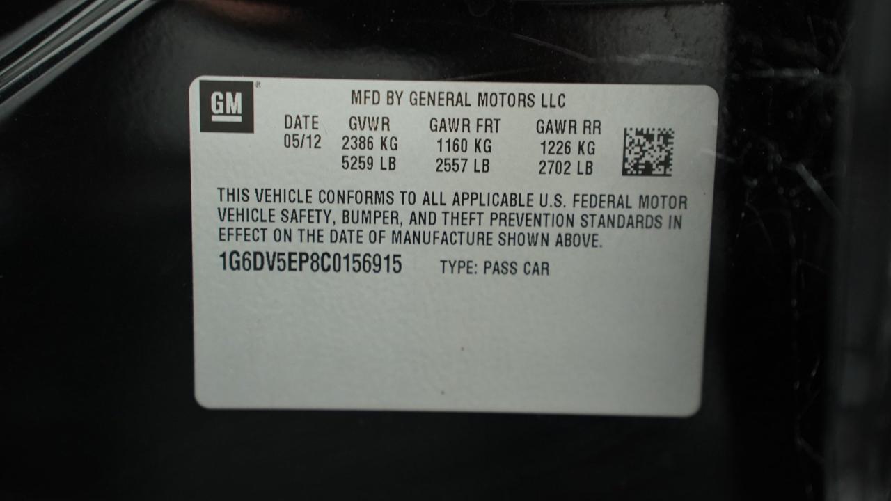 2012 Cadillac CTS V LS 427