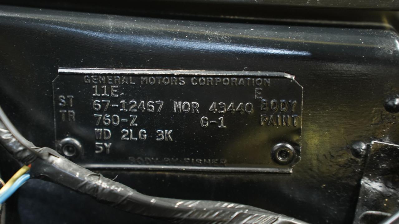 1967 Chevrolet Camaro SS 350 Tribute convertible