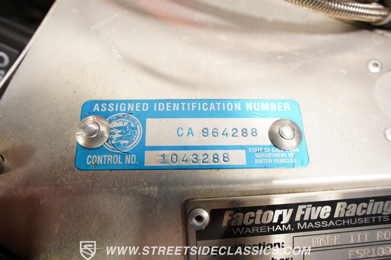 1965 Shelby Cobra Factory Five Mark III