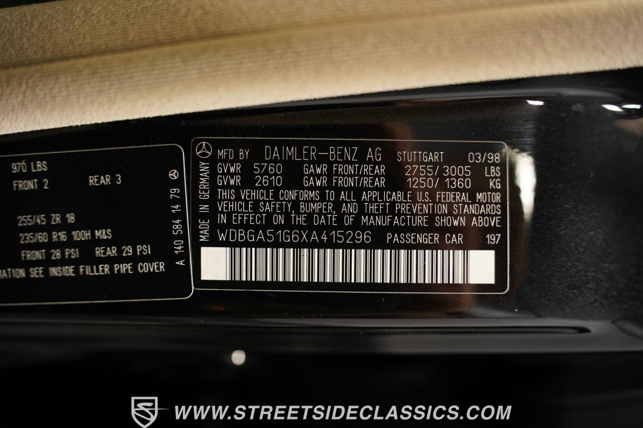 1999 Mercedes - Benz S500 Grand Edition