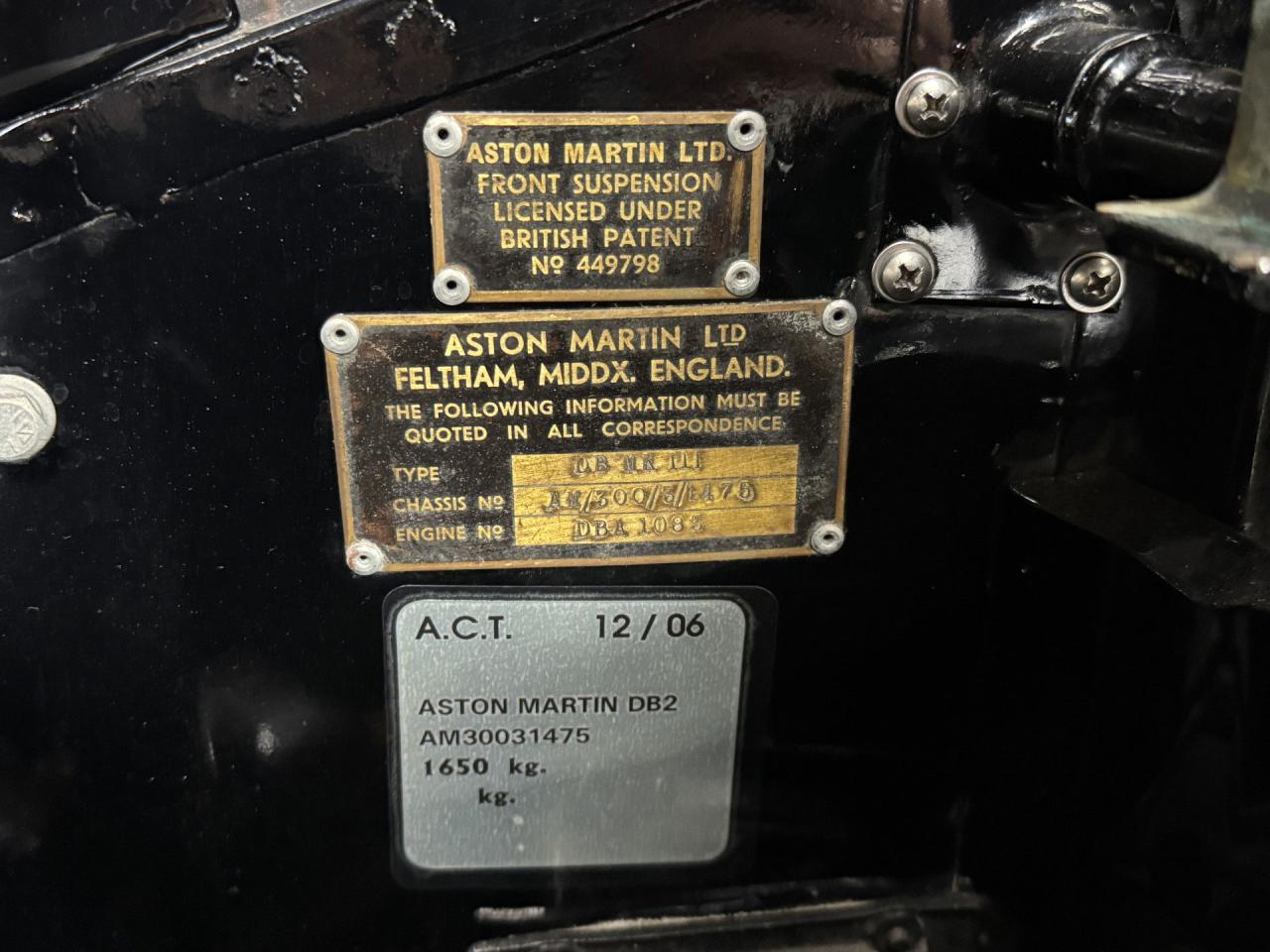 1959 Aston Martin DB2/4 MK III