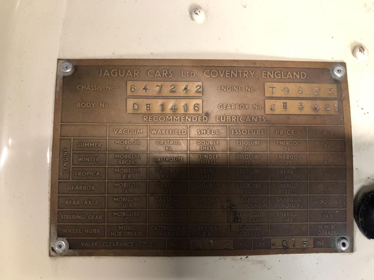 1950 Jaguar MK V 3.5L DHC