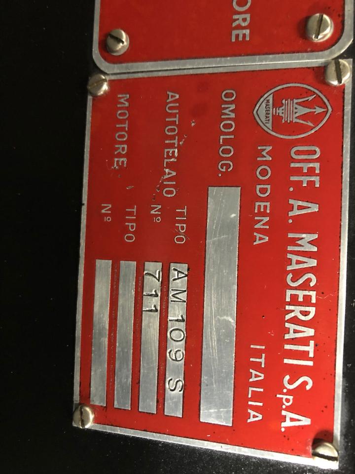 1968 Maserati MIstral 3.7 Spyder