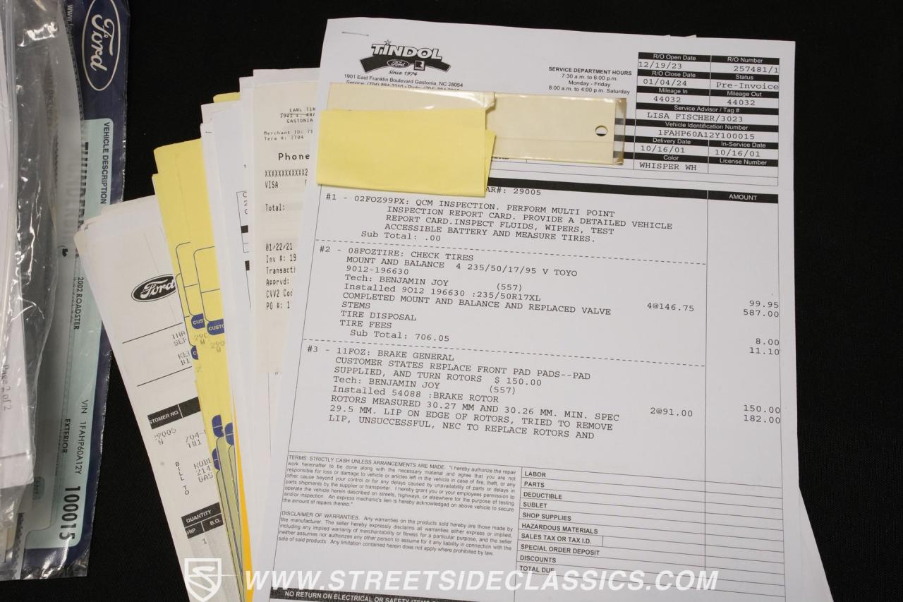 2002 Ford Thunderbird Convertible