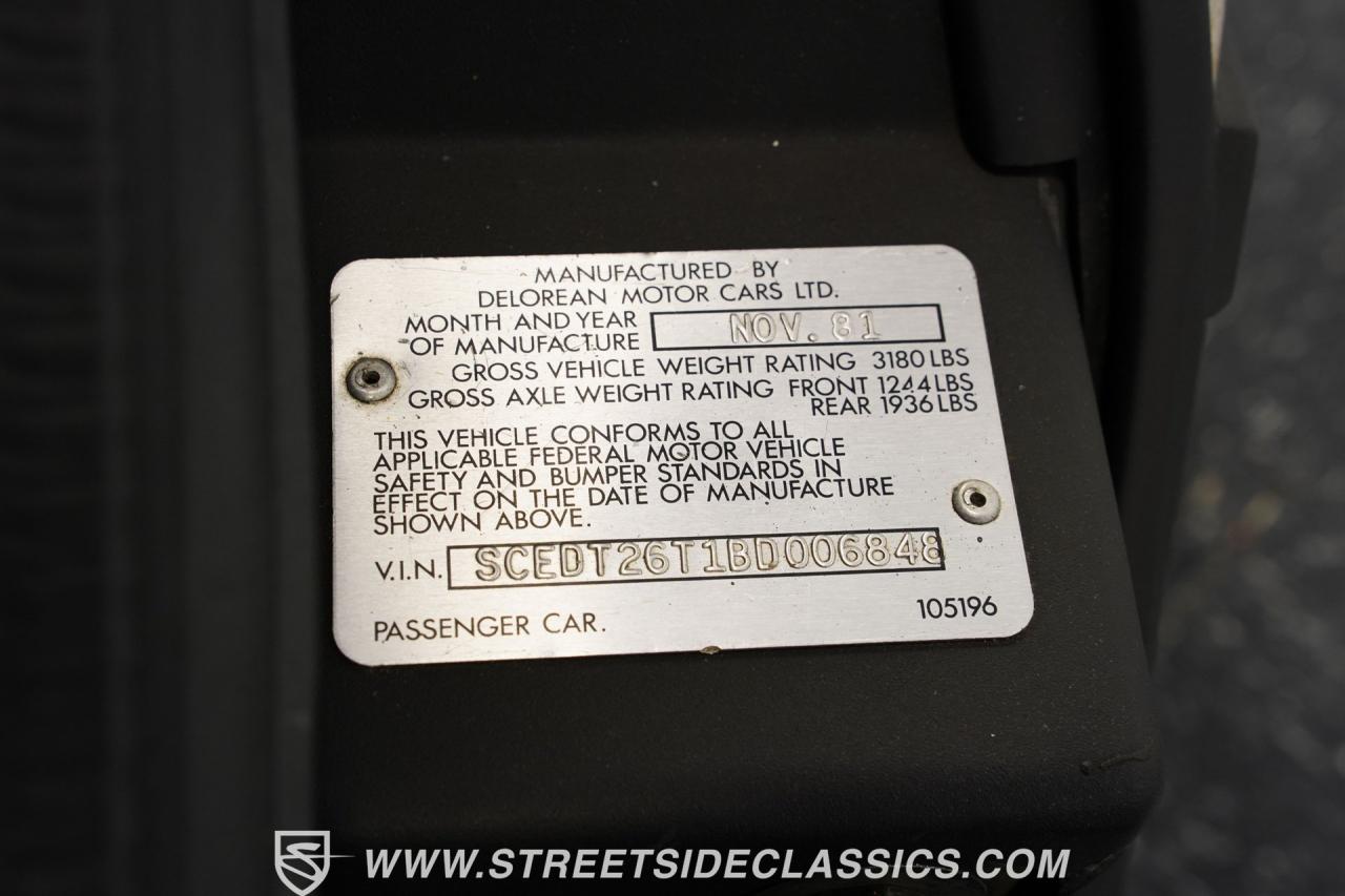 1981 DeLorean DMC-12 Stage 2