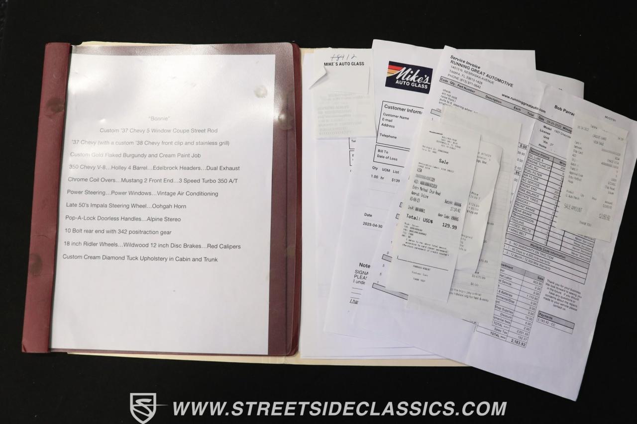 1937 Chevrolet 5 Window  Coupe