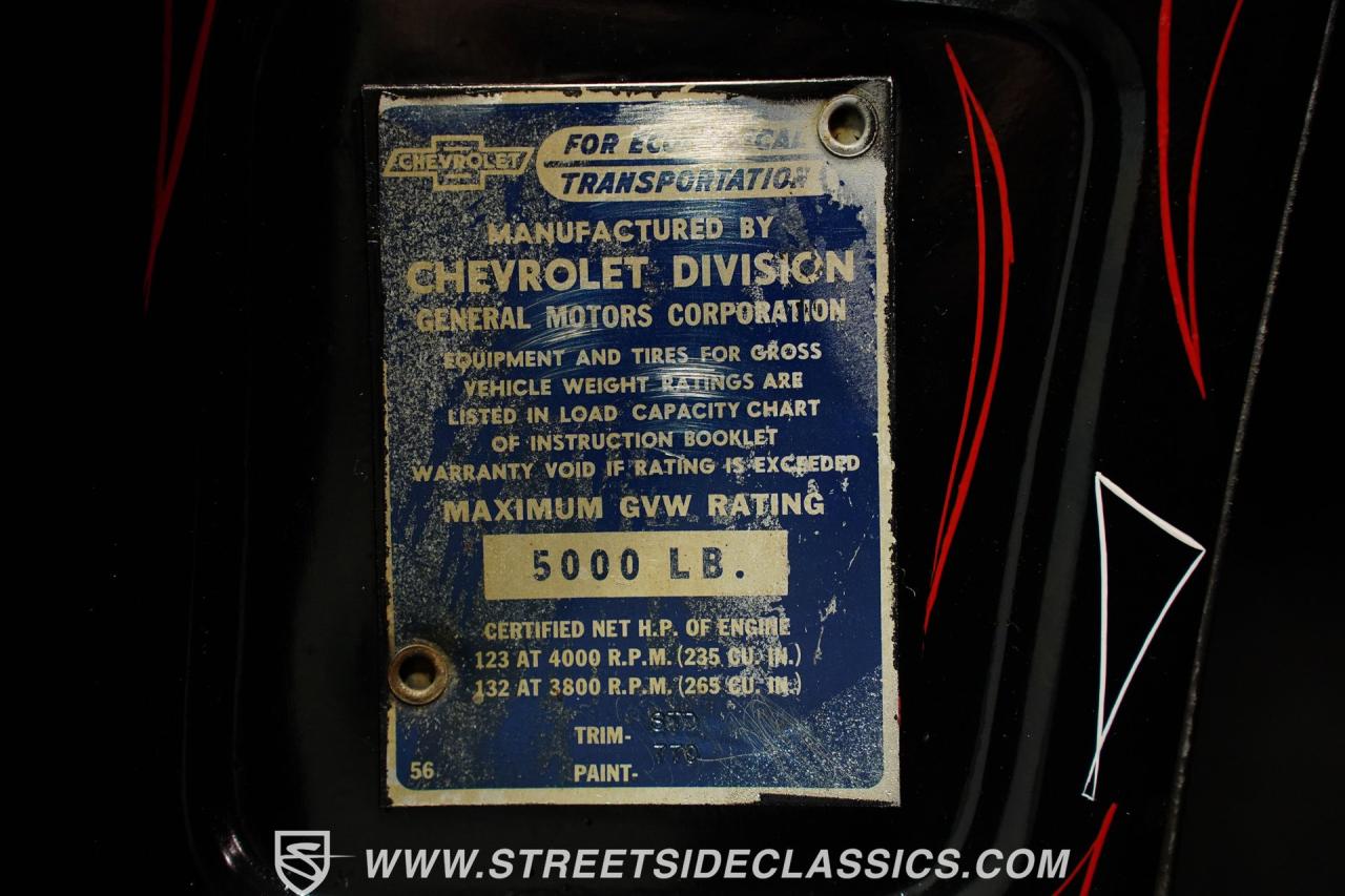 1957 Chevrolet 3100 Big Back Window