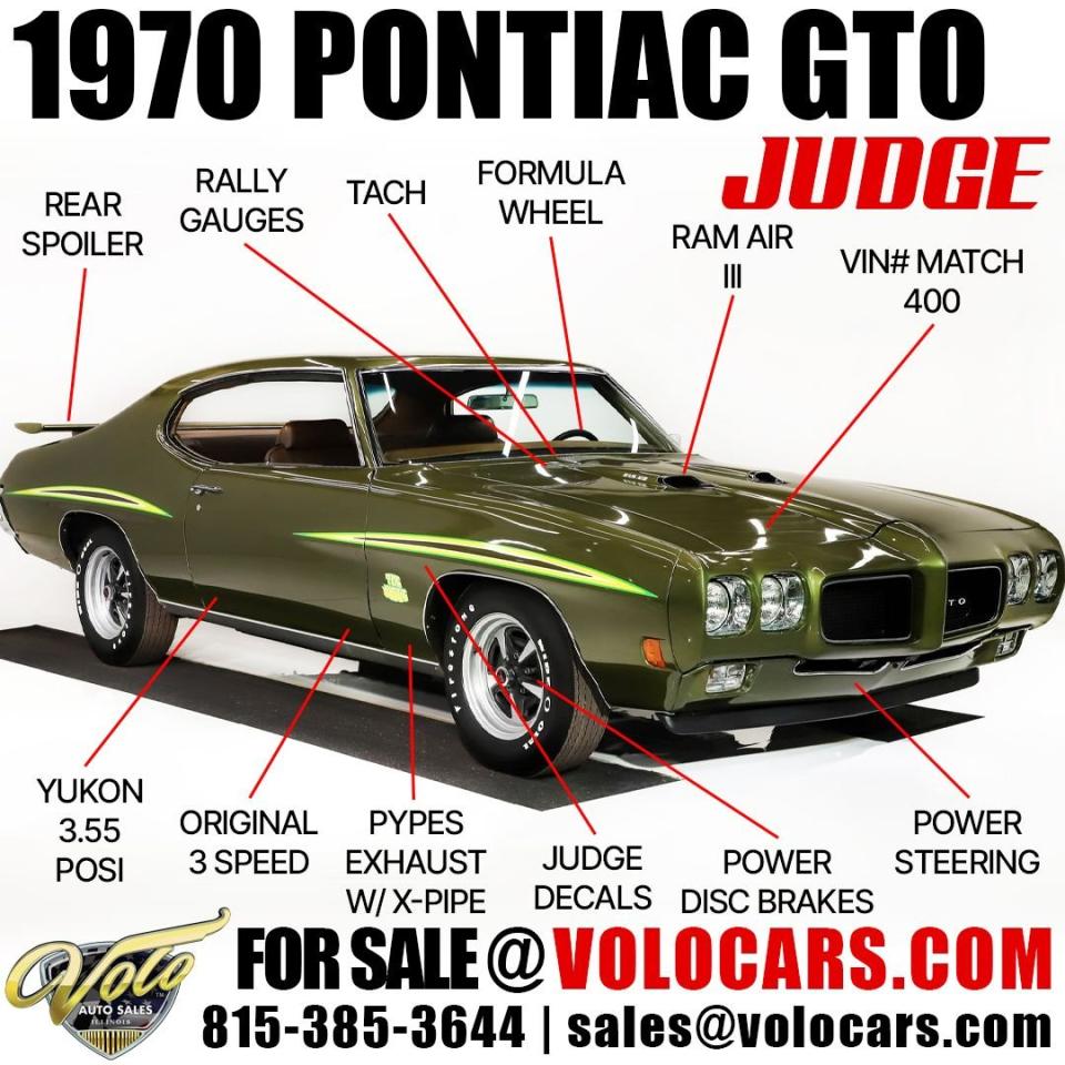1970 Pontiac GTO Judge
